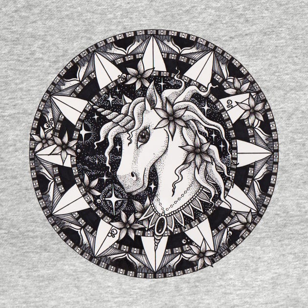 Unicorn Mandala by Litedawn
